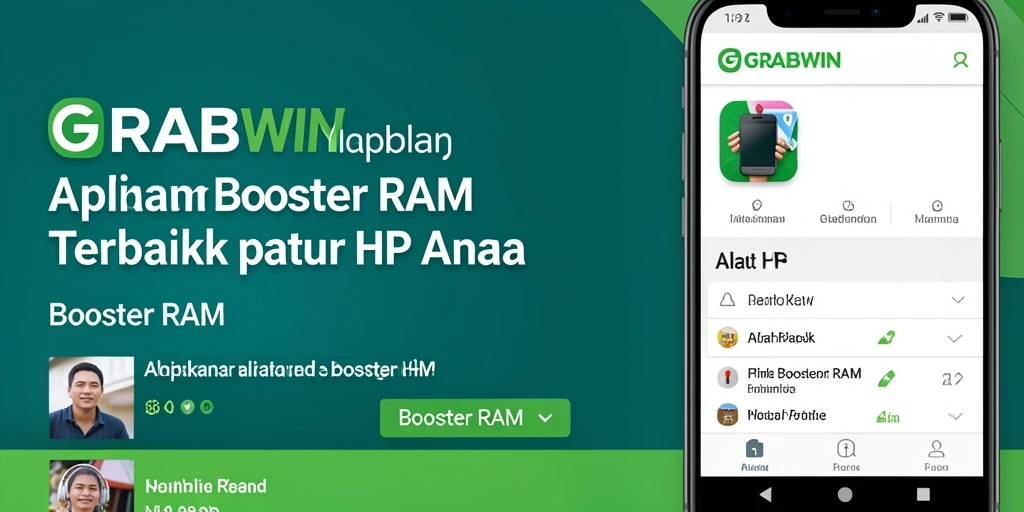 Screenshot antarmuka pengguna GRABWIN yang menarik dan fungsional.