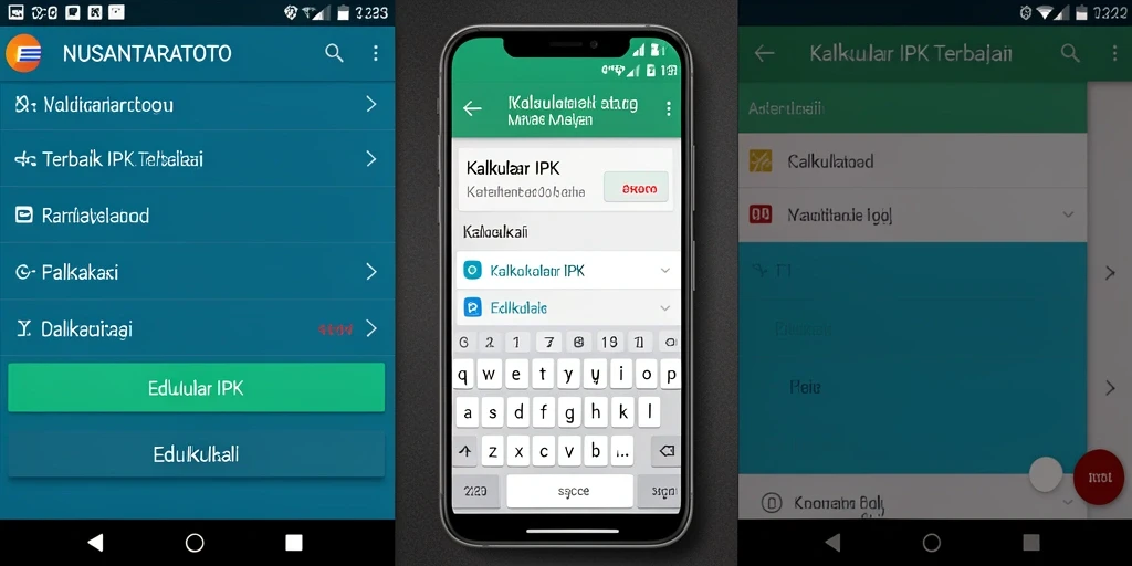 Antarmuka aplikasi NUSANTARATOTO untuk Kalkulator IPK yang mudah digunakan.
