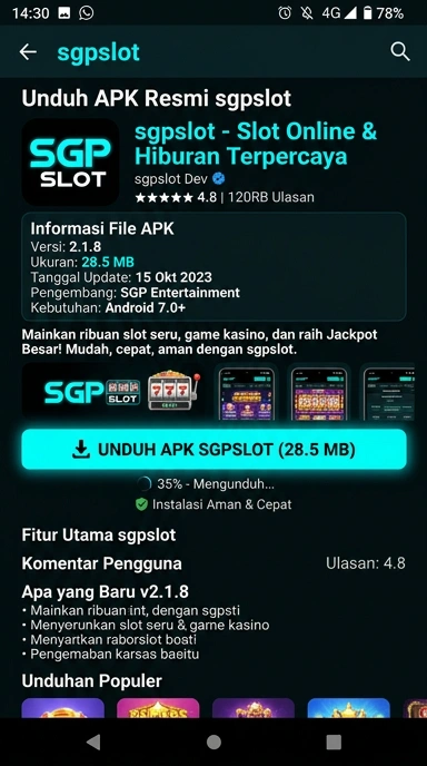Unduh APK sgpslot untuk Pengguna Android Indonesia